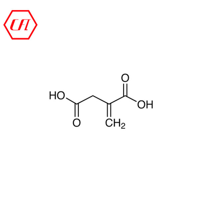 กรดอินทรีย์ 98.0-102.0% ขนาดผง Cas 97-65-4 กรดอิตาคอนิค