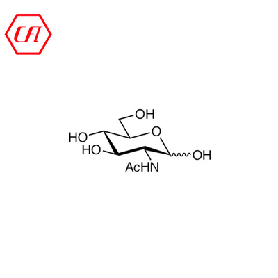 สับผิวขาว สะอาด N-Acetyl-D-Glucosamine CAS 7512-17-6 สําหรับการดูแลผิว